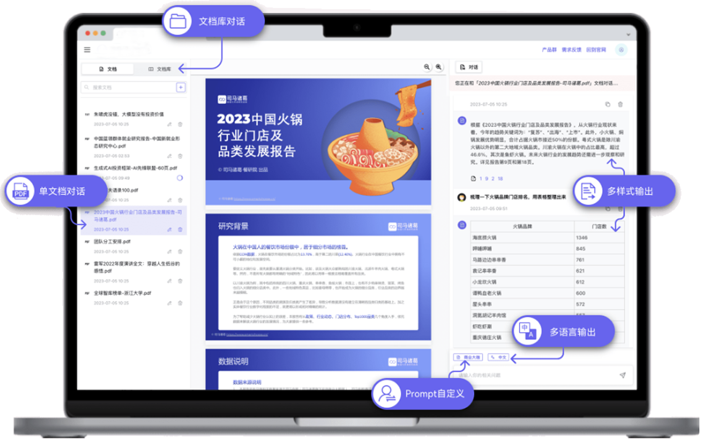 AI智能文档助手与文档对话提问即答案